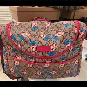 Gucci diaper bag